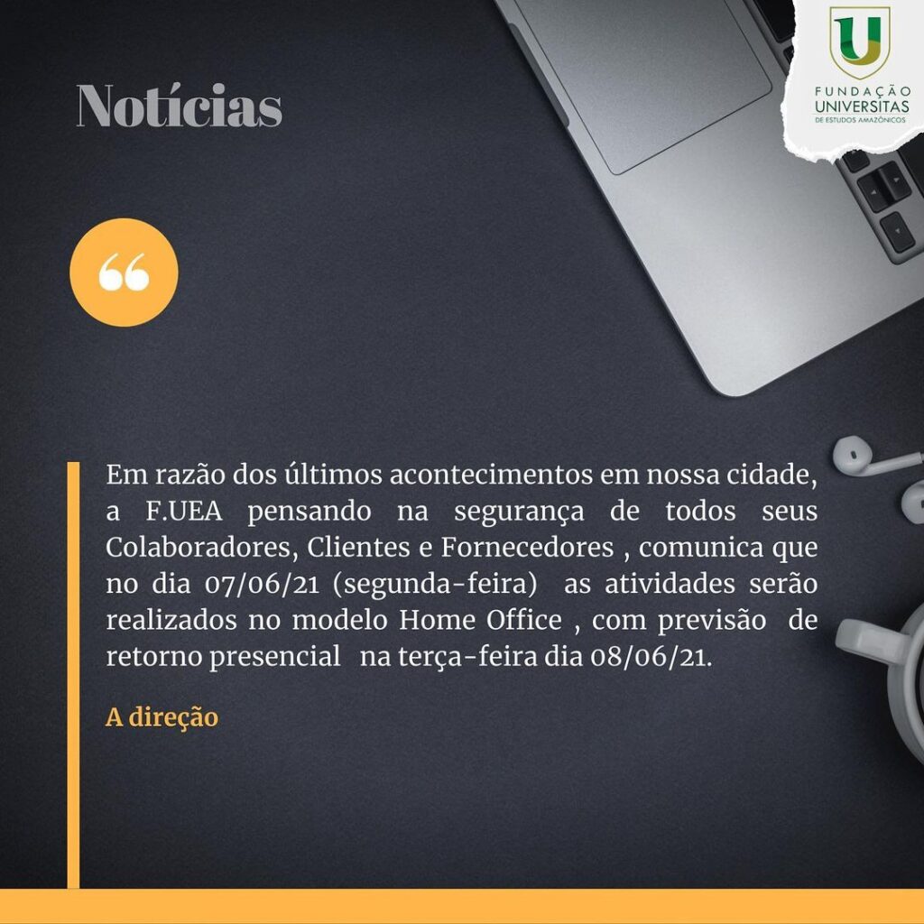 Paralisação Atividades F.UEA